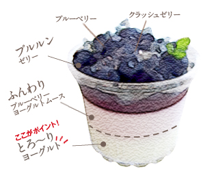 フレッシュカップぶどう　断面図